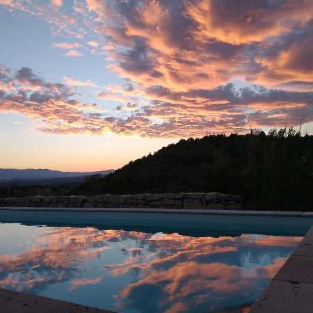 Bed & Breakfast Les Agaves Piscine Panoramique Vue Exceptionnelle Grospierres