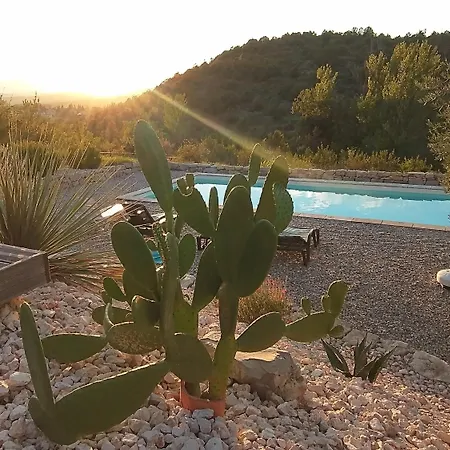 Les Agaves Piscine Panoramique Vue Exceptionnelle ベッド・アンド・ブレックファスト グロスピエール