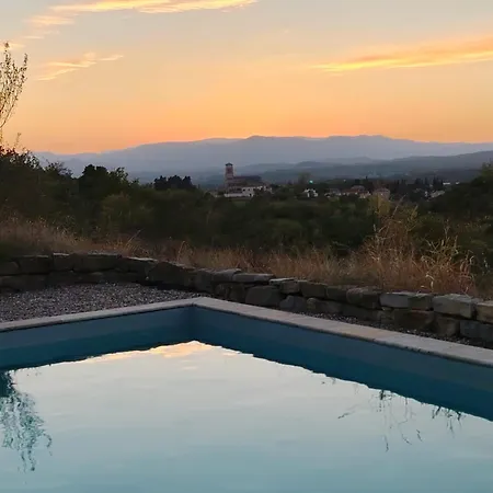 Bed & Breakfast Les Agaves Piscine Panoramique Vue Exceptionnelle Grospierres