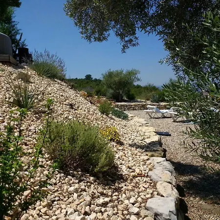Bed & Breakfast Les Agaves Piscine Panoramique Vue Exceptionnelle Grospierres